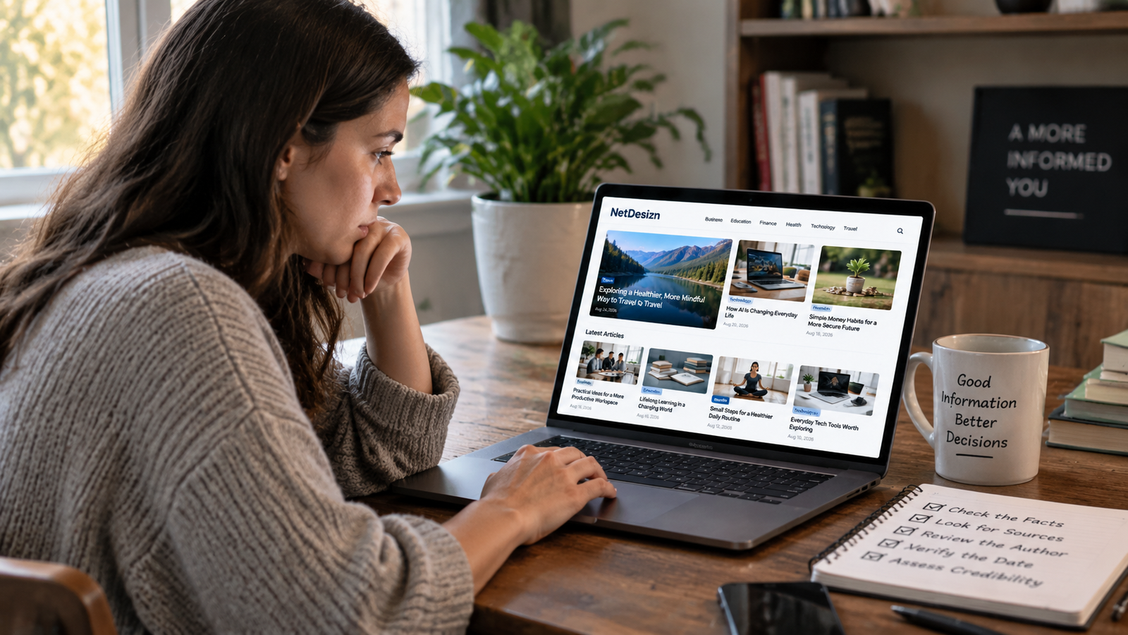 Is Netdesizn Com Legit guide showing website trust verification and content review process